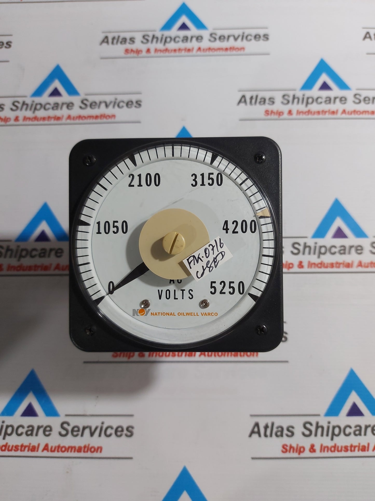 STANDARD ELECTRIC WORKS SL-110 150V AC VOLTMETER 0-5250V AC
