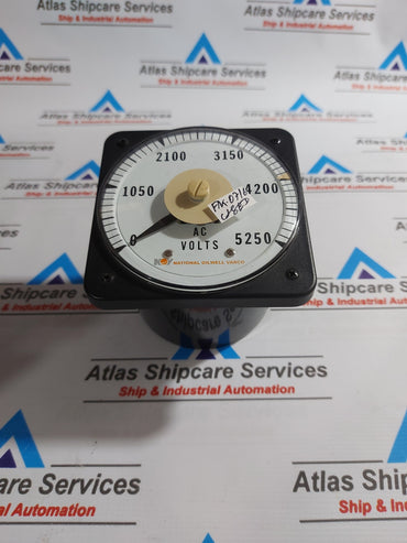 STANDARD ELECTRIC WORKS SL-110 150V AC VOLTMETER 0-5250V AC