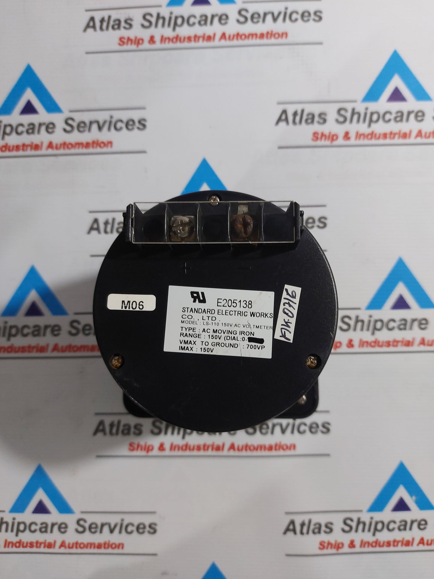 STANDARD ELECTRIC WORKS SL-110 150V AC VOLTMETER 0-5250V AC