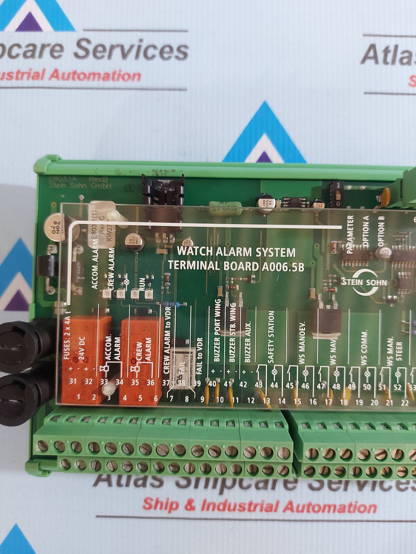 STEIN SOHN A006.5B WATCH ALARM SYSTEM TERMINAL BOARD