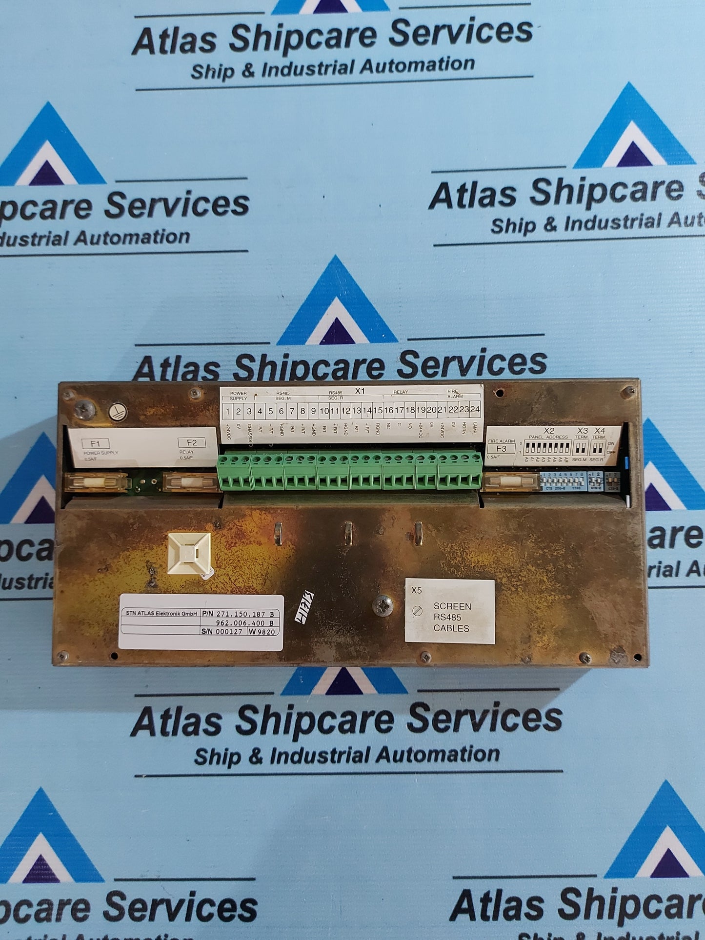 STN ATLAS GEAMAR MCS 40M MONITORING AND CONTROL SYSTEM P/N 271.150.187/B