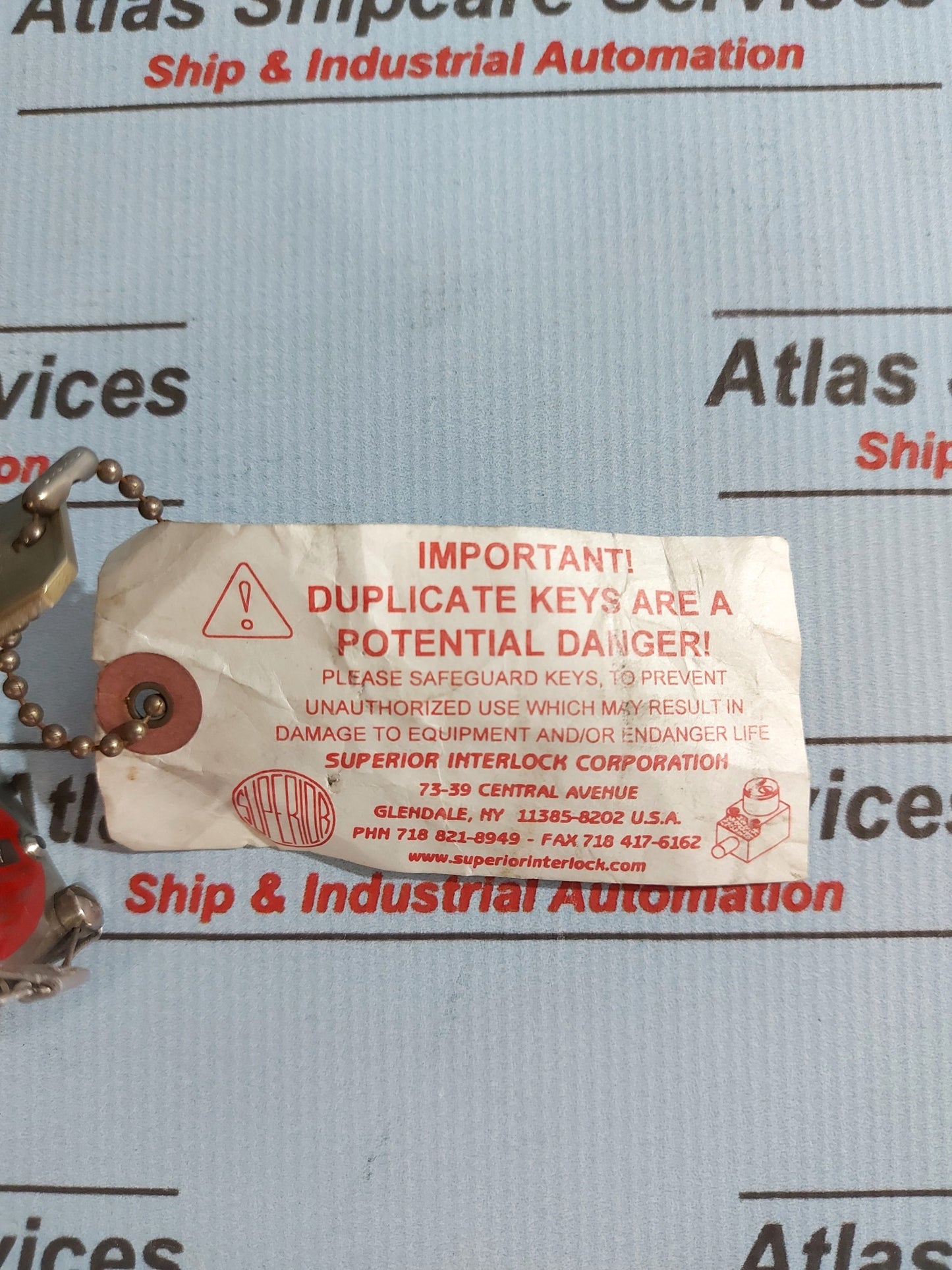 SUPERIOR INTERLOCK S105660Y KEY TRANSFER INTERLOCKS