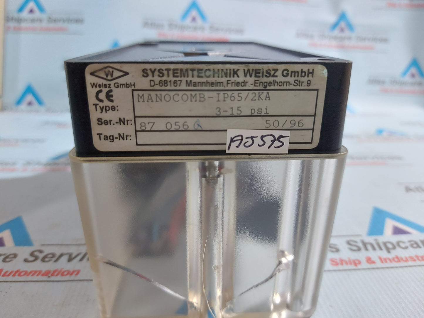 SYSTEMTECHNIK WEISZ MANOCOMB-IP/2KA 3-15 Psi PRESSURE SWITCH