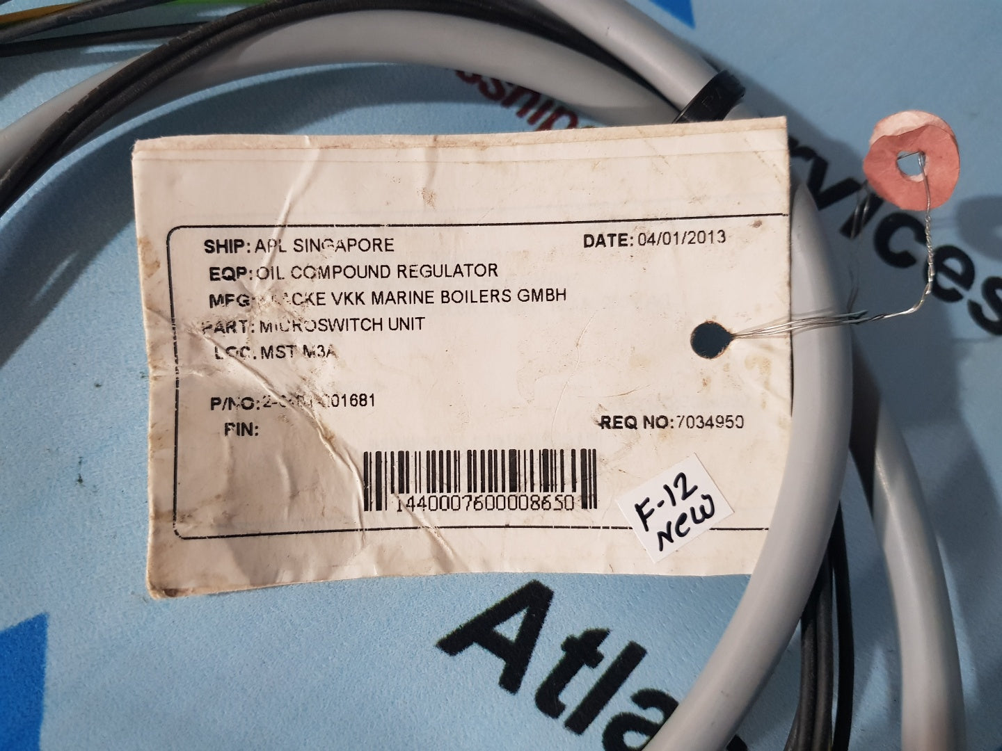 Saacke 201681 Micro Switch Unit