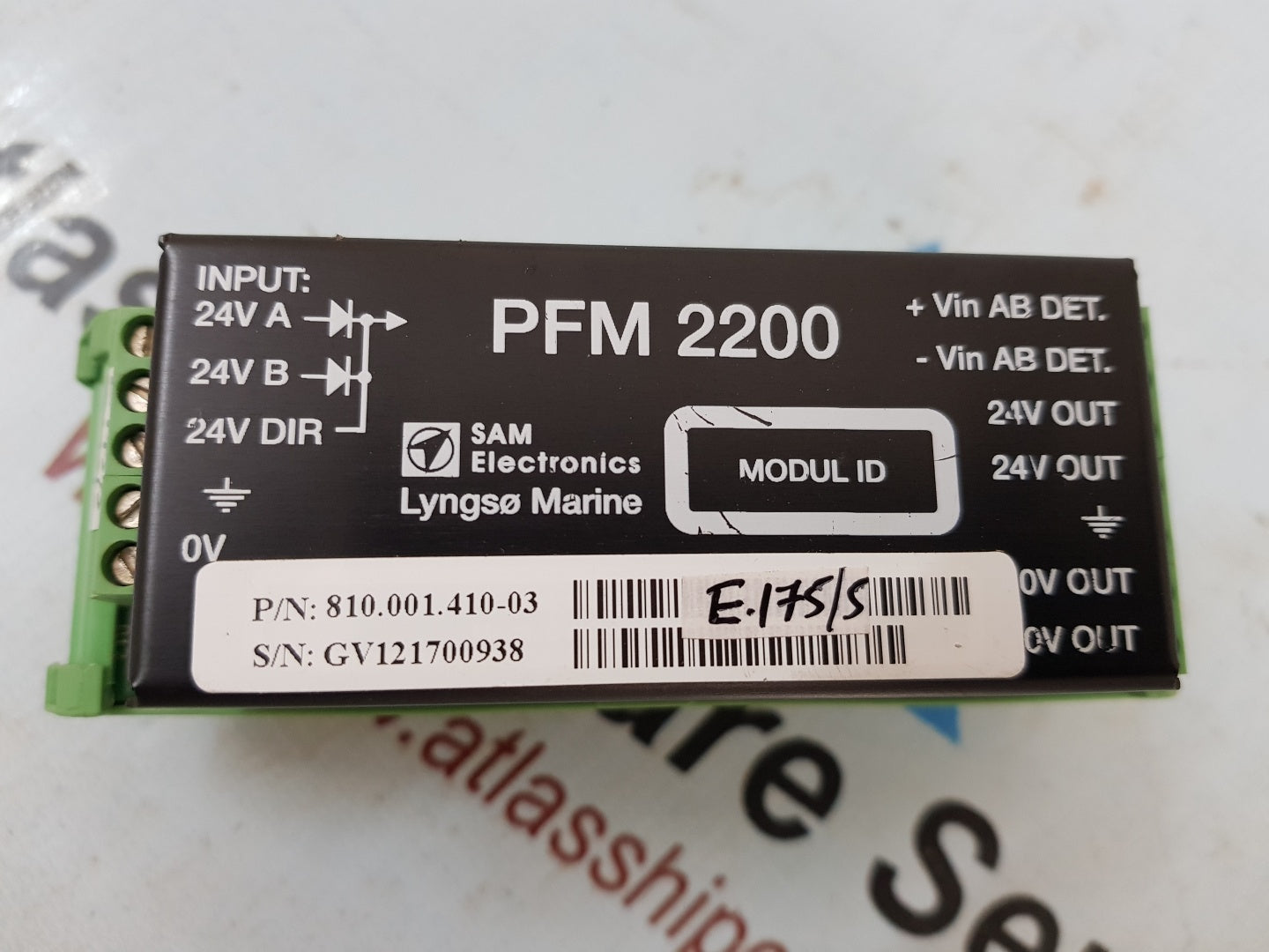 Sam Electronics PFM 2200 P/N : 810.001.410-03