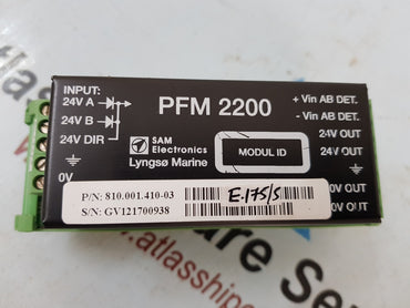 Sam Electronics PFM 2200 P/N : 810.001.410-03