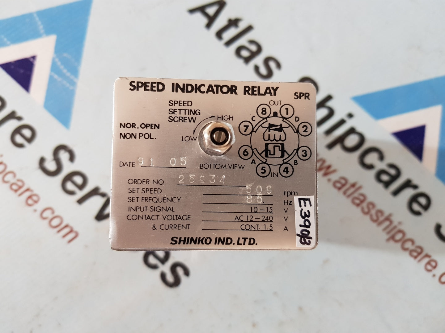 Shinko SPR Speed Indicator Relay – Atlas Shipcare Services