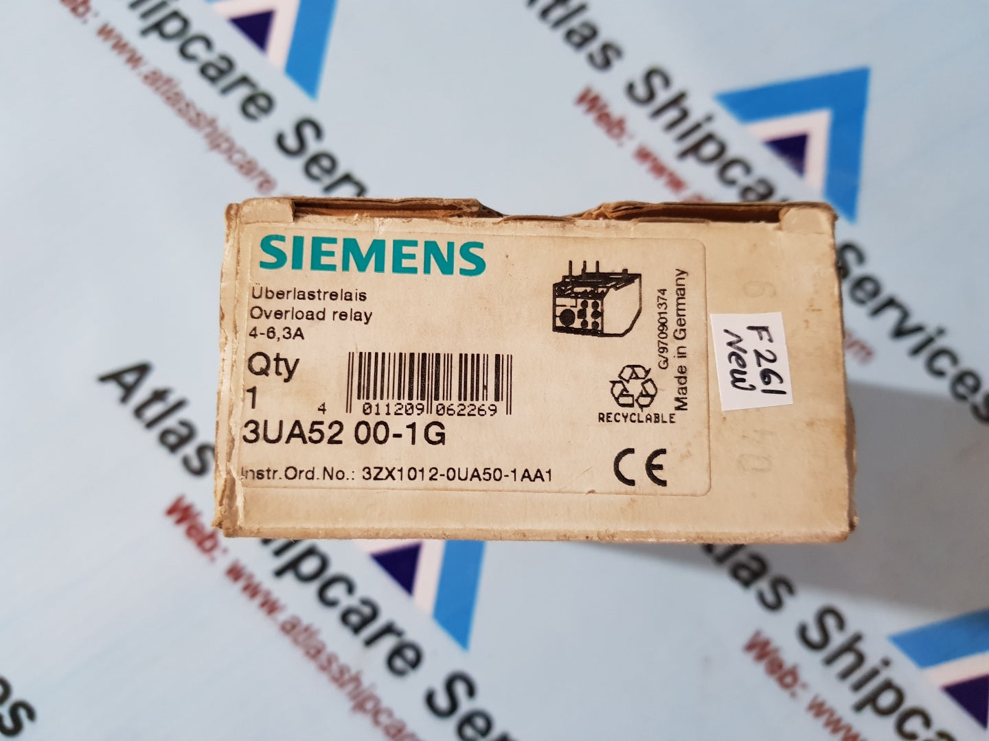 Siemens 3UA52 00-1G Overload Relay