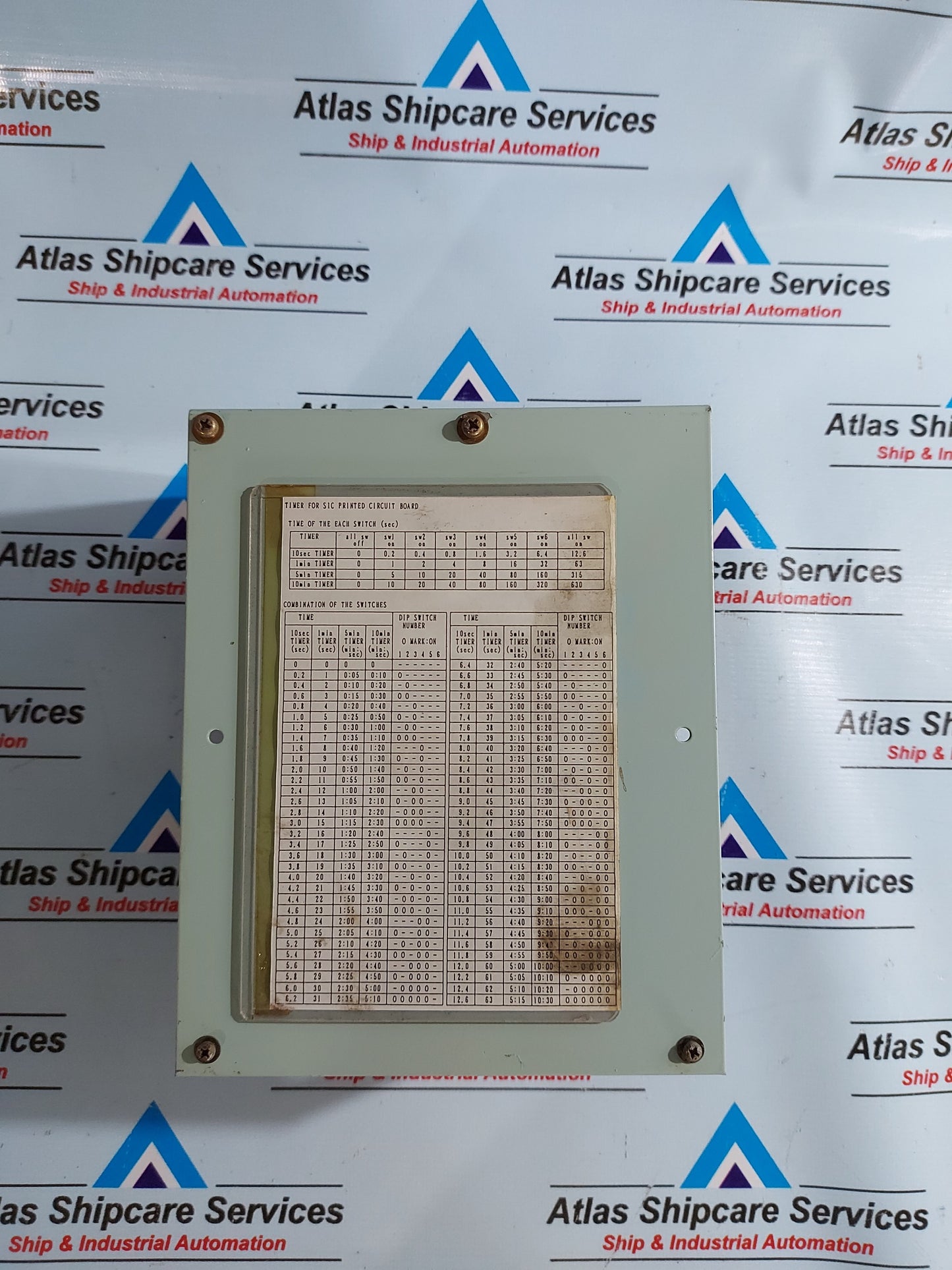 TAIYO AA-198B SIC-4 TIMER FOR SIC PRINTED CIRCUIT BOARD