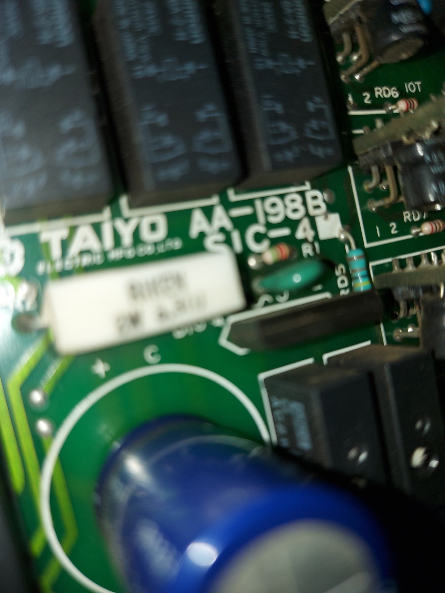 TAIYO AA-198B SIC-4 TIMER FOR SIC PRINTED CIRCUIT BOARD