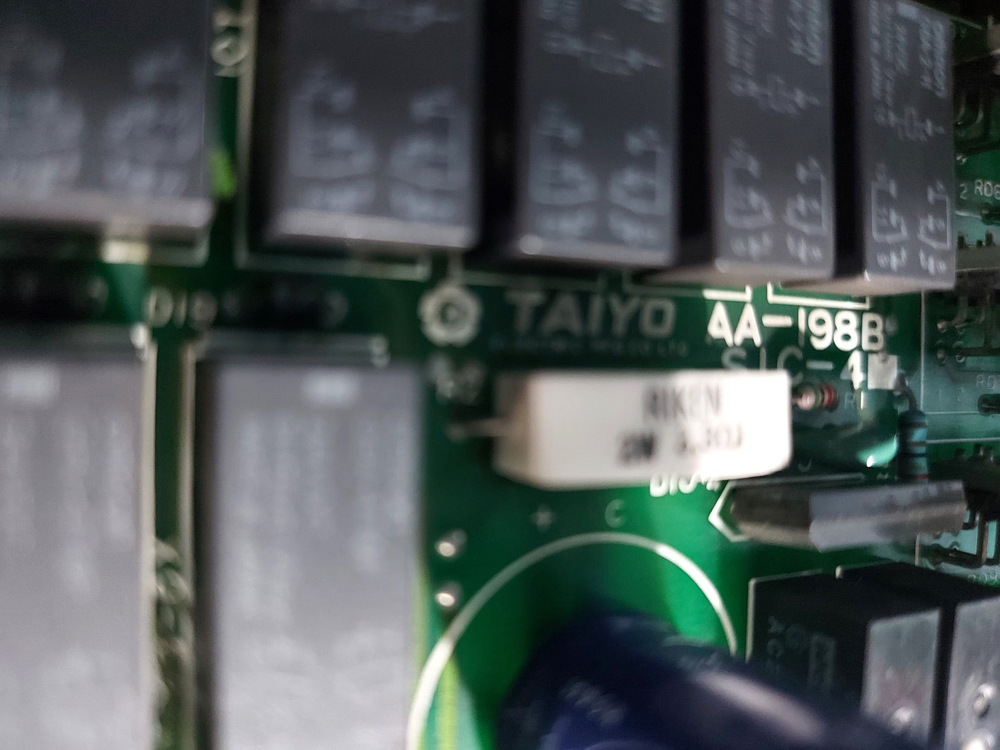 TAIYO AA-198B SIC-4 TIMER FOR SIC PRINTED CIRCUIT BOARD