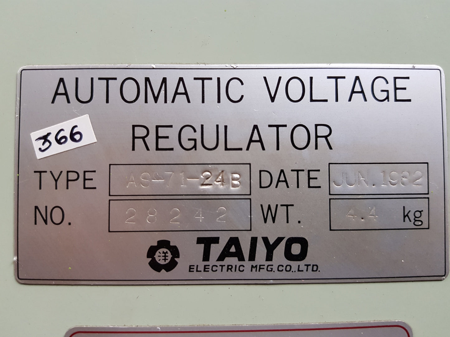 TAIYO AVR AS-71-24B