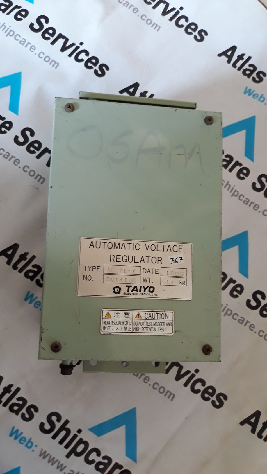 TAIYO AS-71-2 AUTOMATIC VOLTAGE REGULATOR