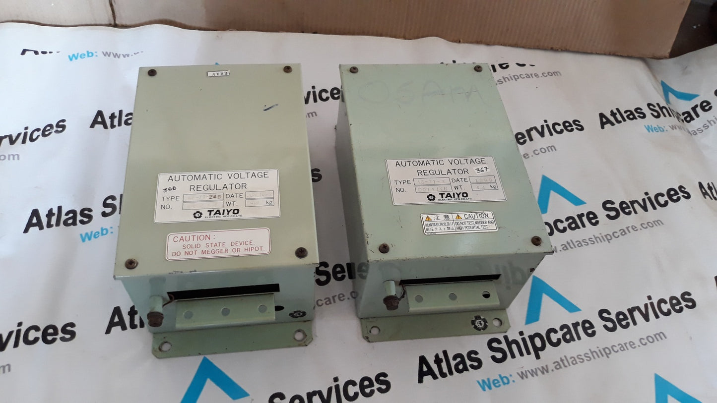 TAIYO AS-71-2 AUTOMATIC VOLTAGE REGULATOR