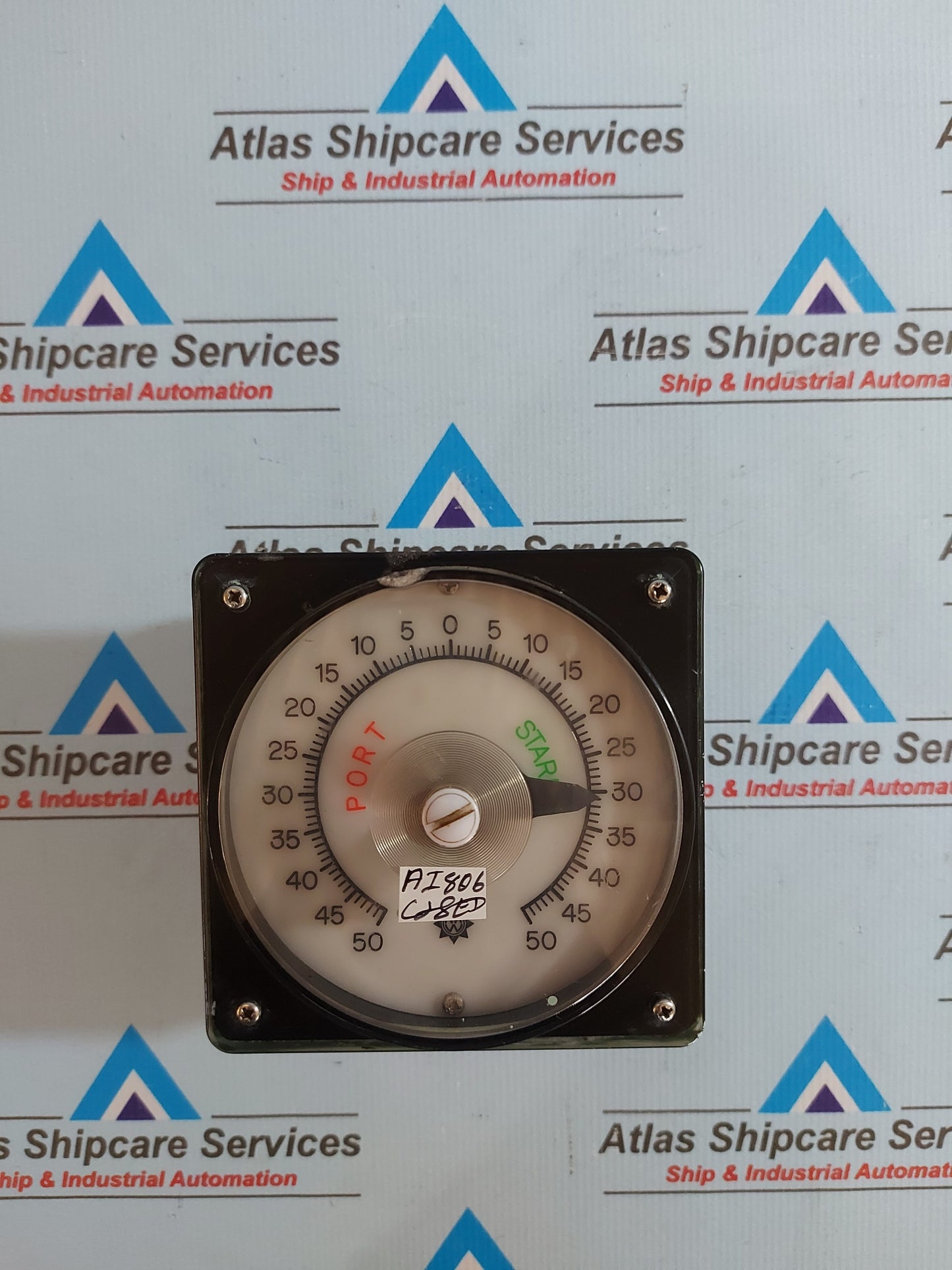 TAMAGAWA TS 4E11 SYNC MOTOR WITH RUDDER ANGLE/RPM INDICATOR