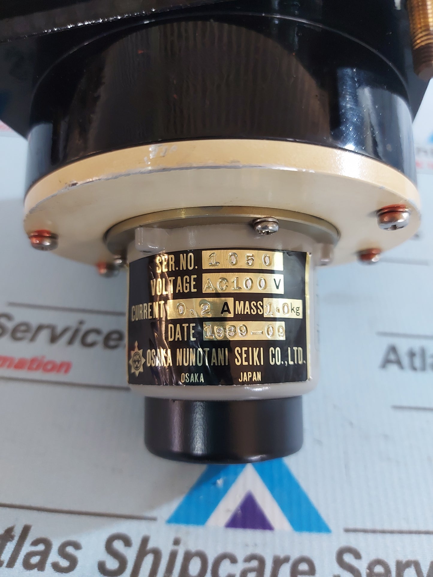 TAMAGAWA TS 4E11 SYNC MOTOR WITH RUDDER ANGLE/RPM INDICATOR