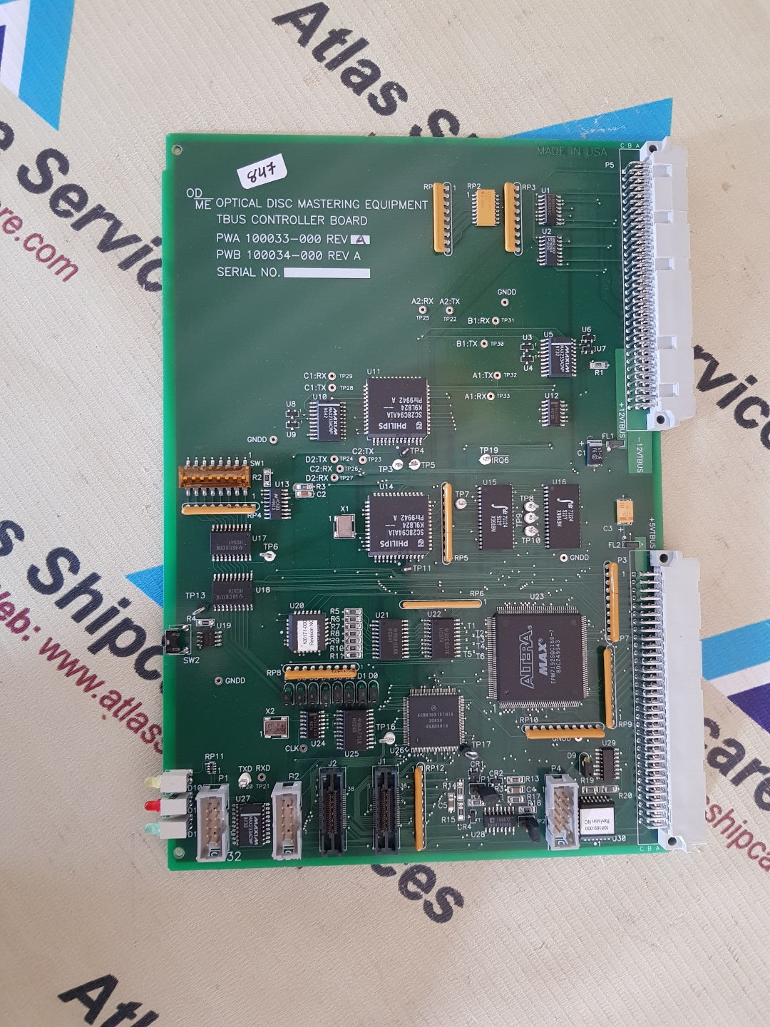 TBUS CONTROLLER BOARD PWA 100033-000