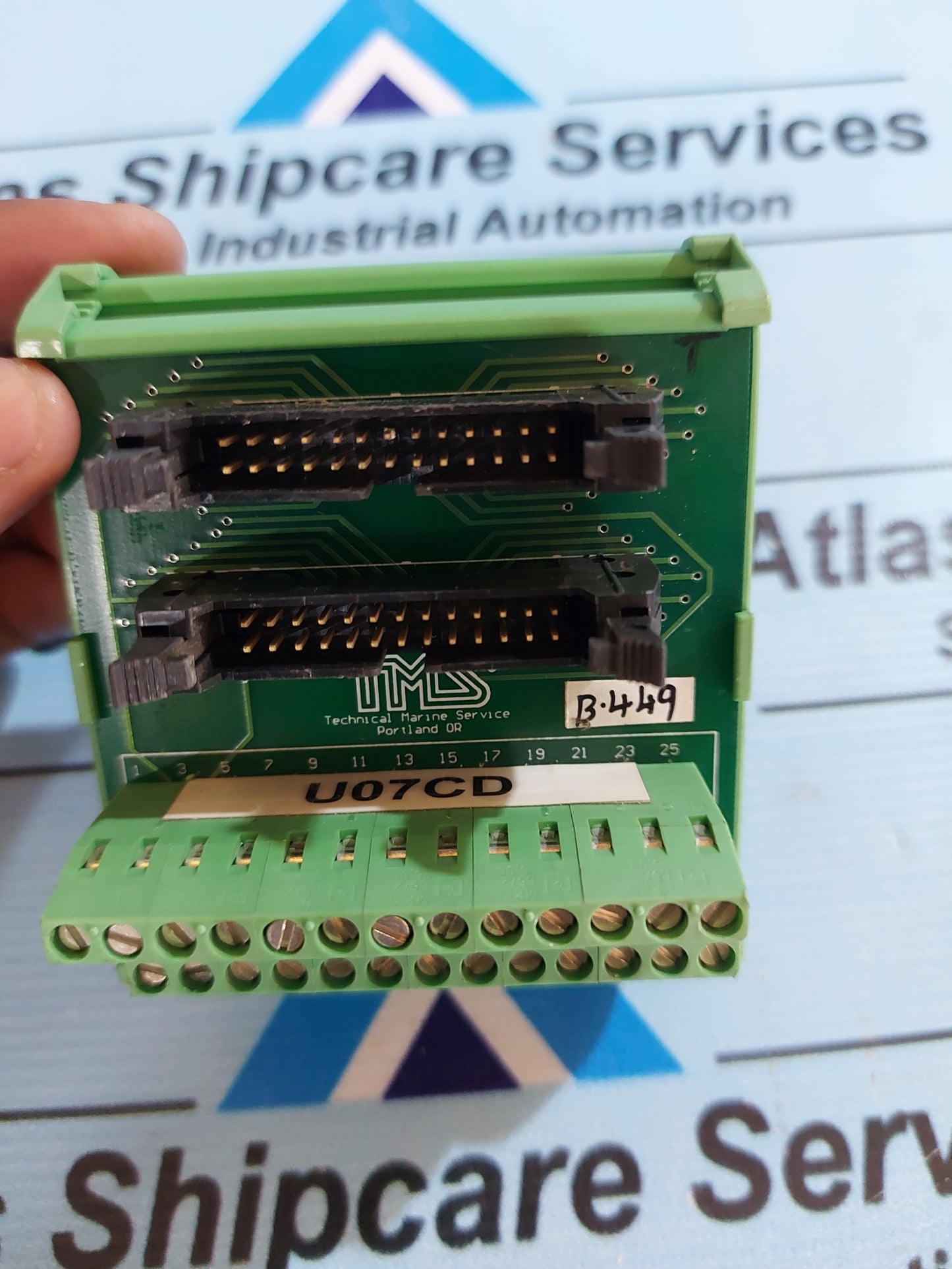 TECHNICAL MARINE SERVICE U07CD INTERFACE BLOCK