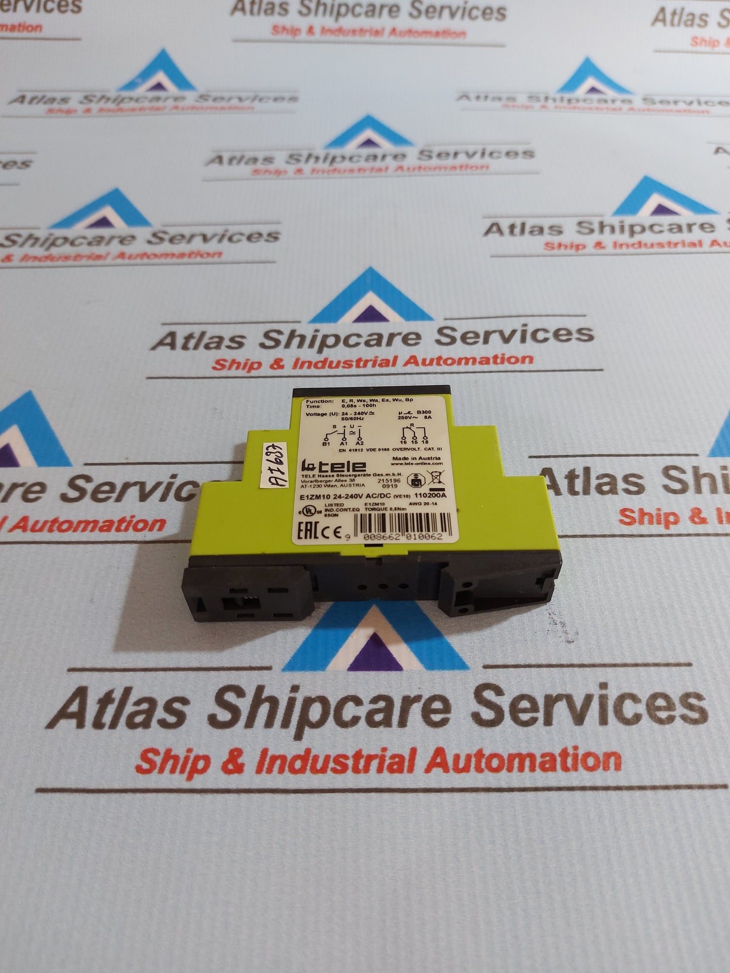 TELE E1ZM10 24-240V AC/DC MULTIFUNCTION TIMER RELAY