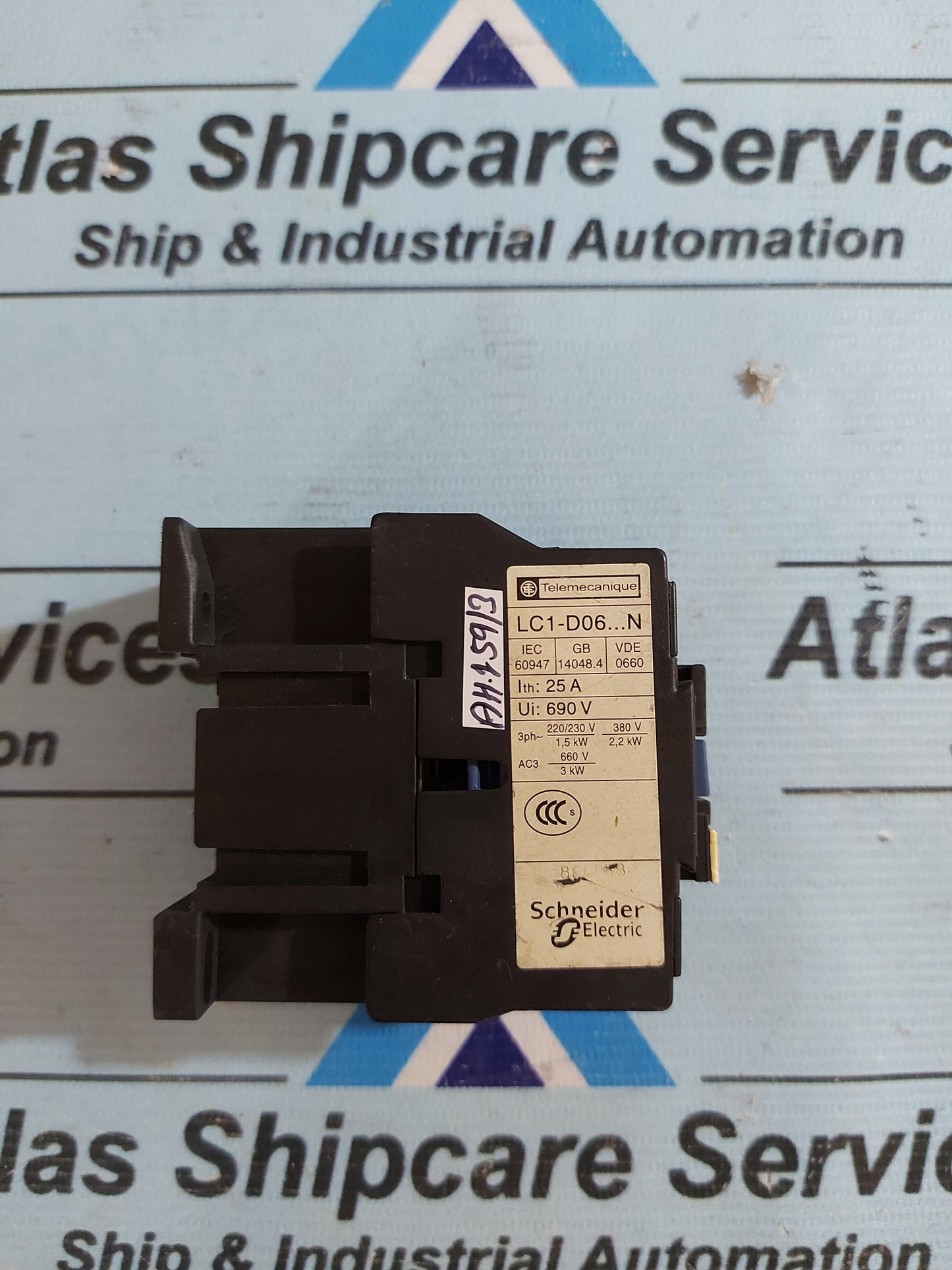 TELEMECANIQUE SCHNEIDER LC1-D06 10 CONTACTOR