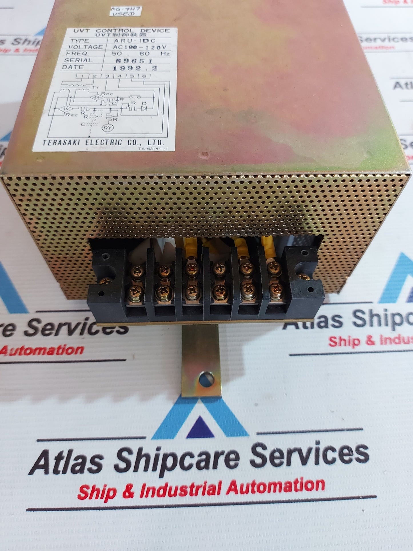 TERASAKI ARU-1DC UVT CONTROL DEVICE AC100-120V AG747