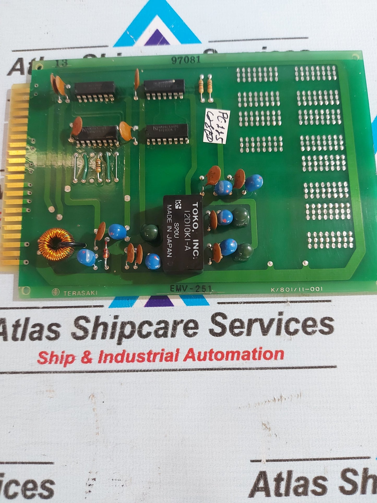 TERASAKI EMV-251 PCB CARD K/801/11-001