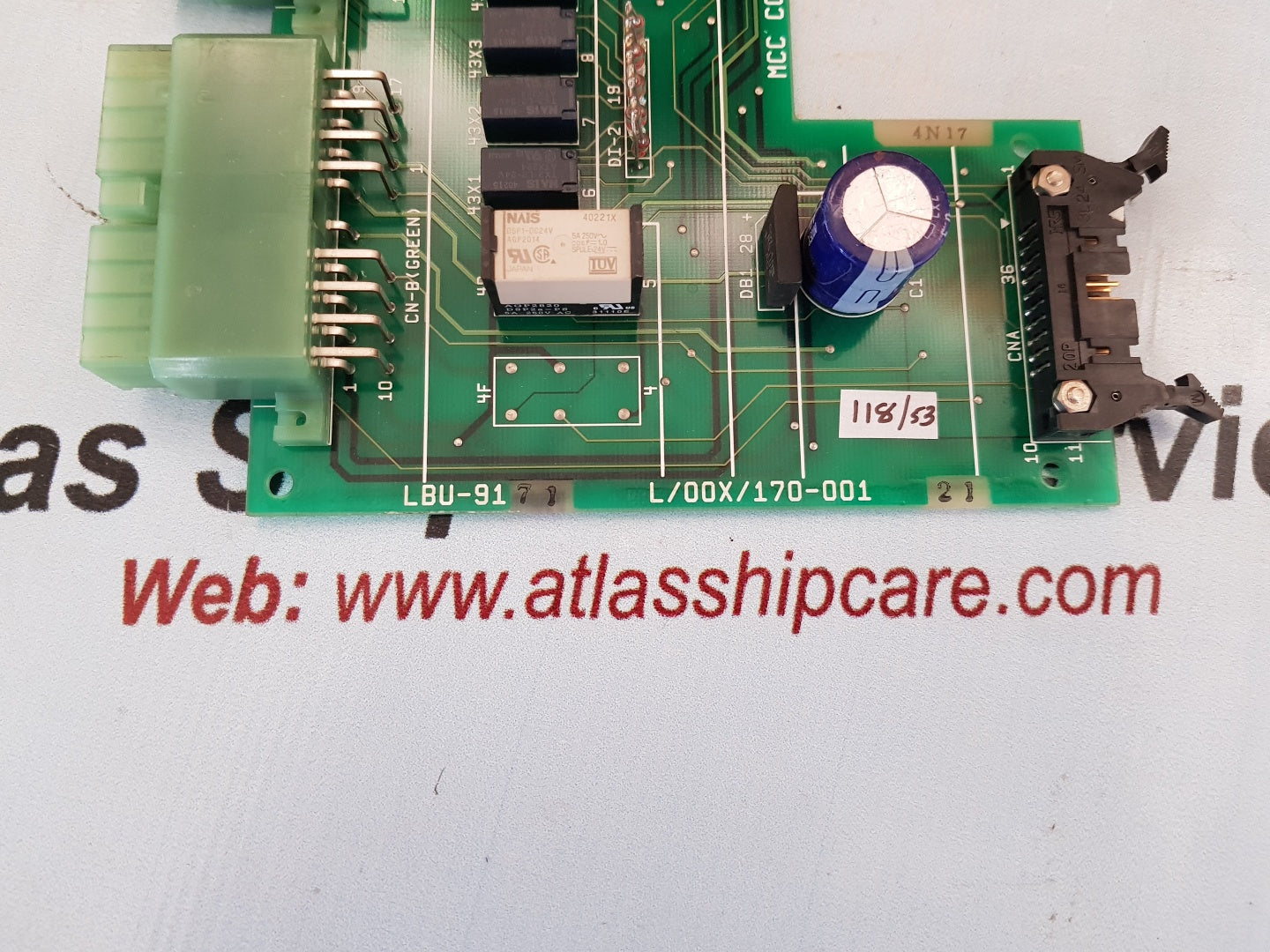 TERASAKI LBU-9171 MCC CONTROL MODULE PCB CARD