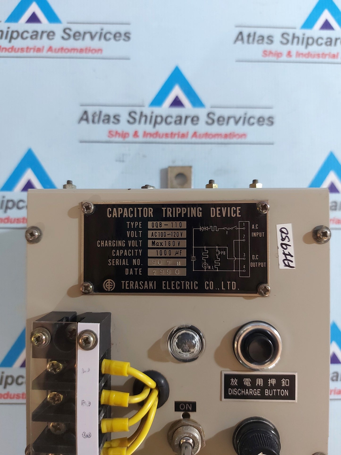 TERASAKI OQB-110 CAPACITOR TRIPPING DEVICE