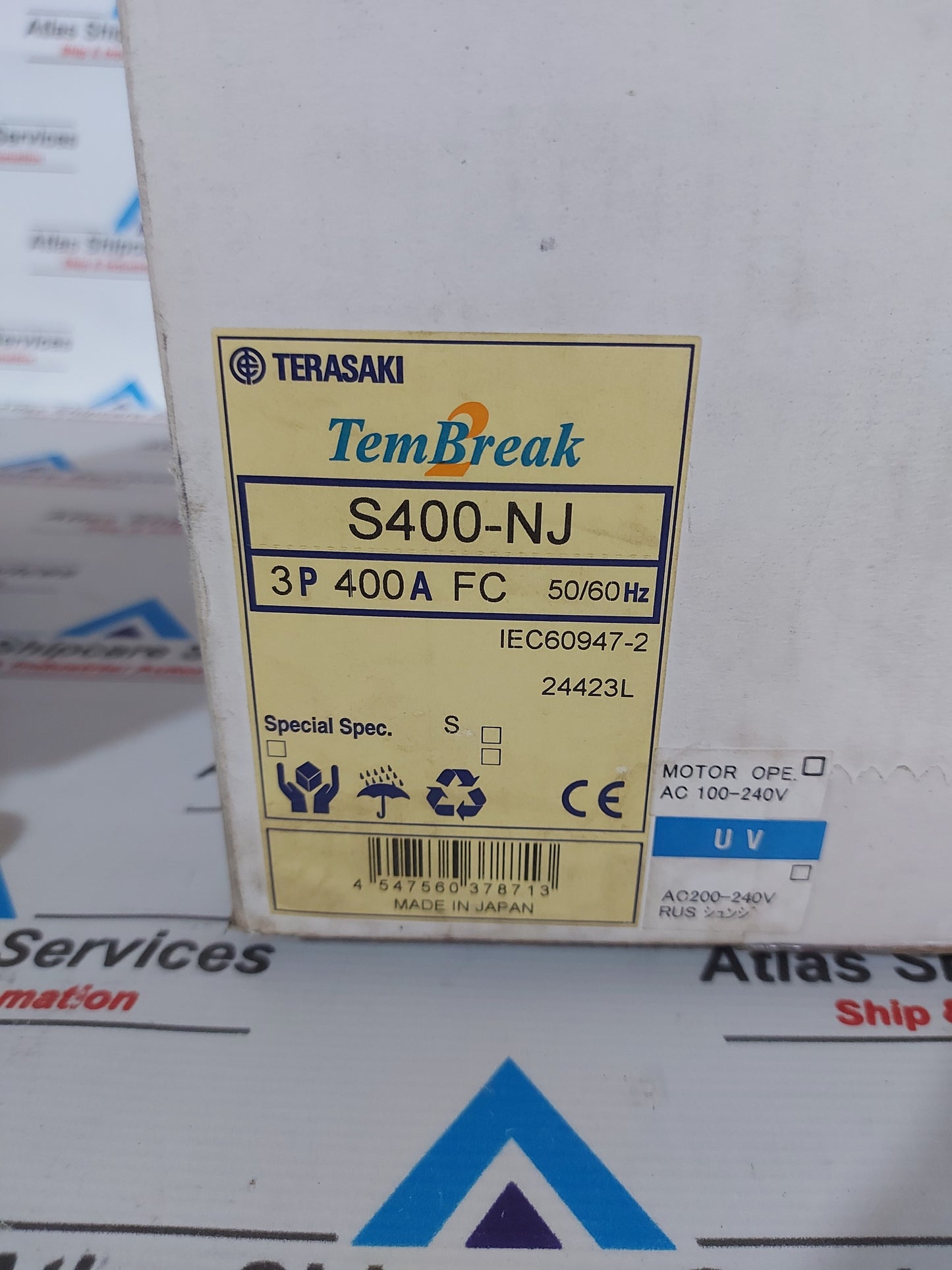 TERASAKI TEMBREAK2 T2MC40 100-240VAC MOTOR OPERATOR