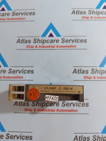 TESCH E74.3X802 TIMING RELAY 250VAC 3A 50/60Hz