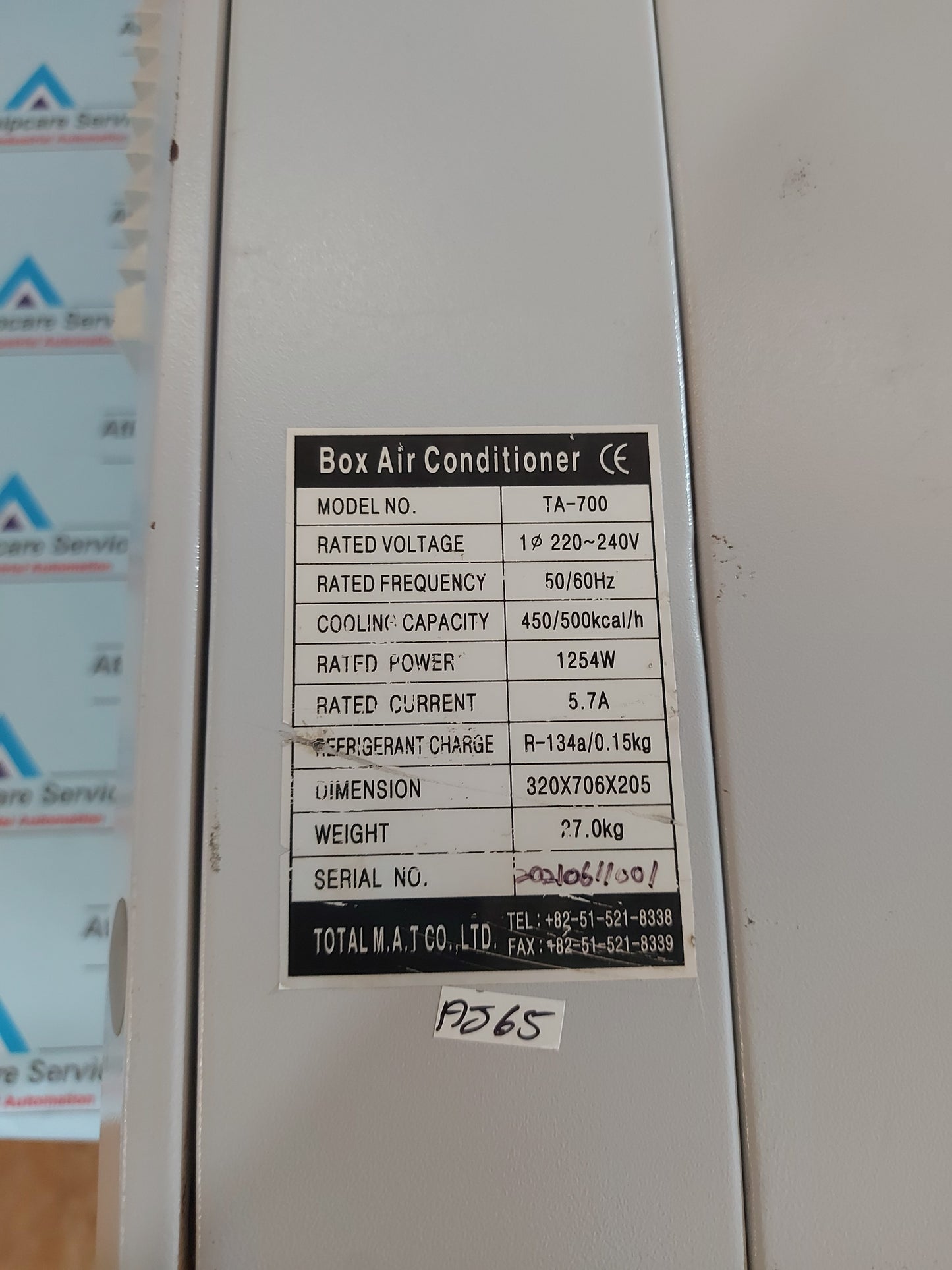 TOTAL M.A.T TA-700 BOX AIR CONDITIONER