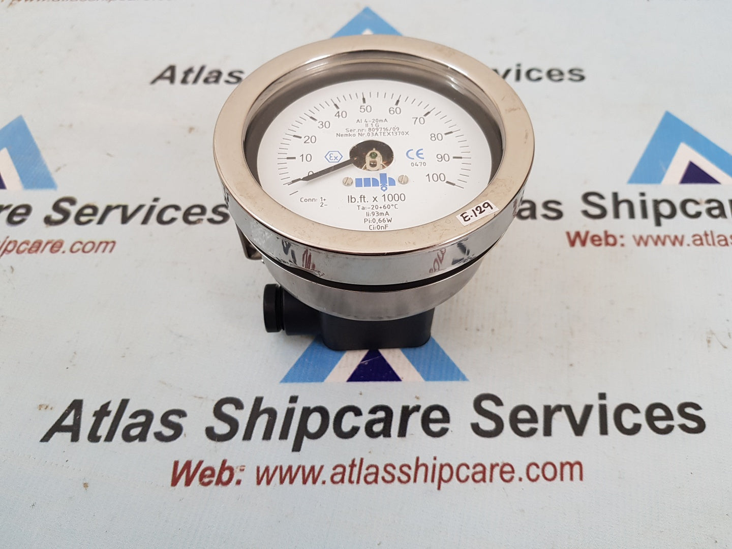 Teck Skotselv LB.FT.X 1000 Torque Gauge