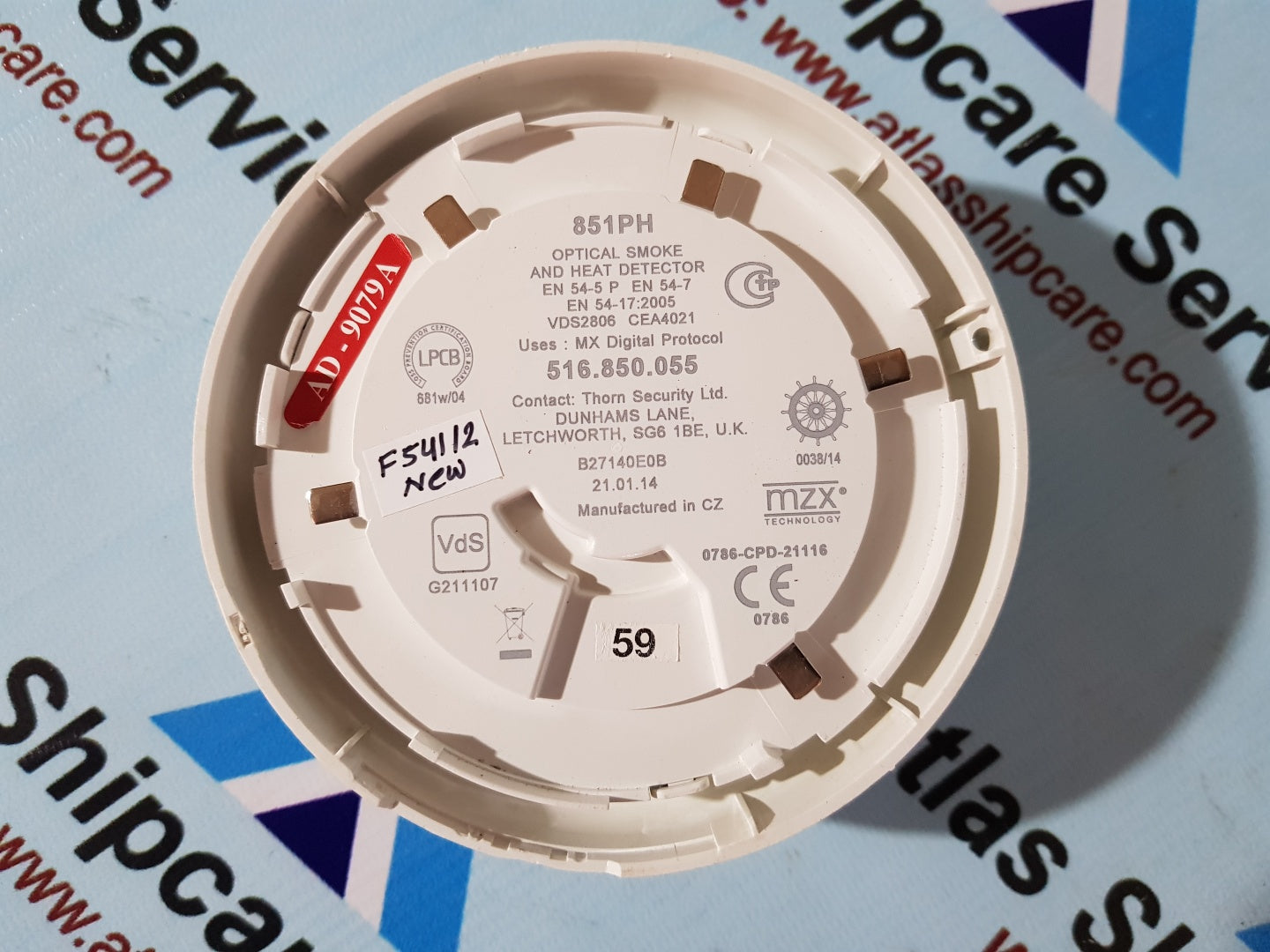 Tyco 851PH Optical Smoke And Heat Detector