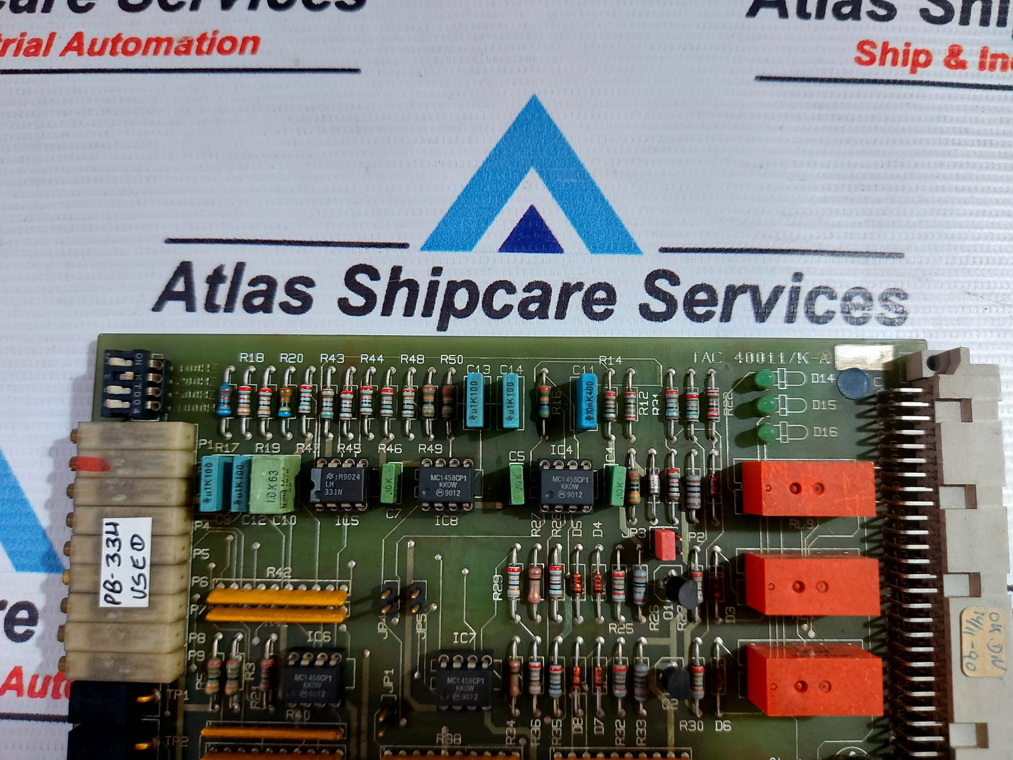 ULSTEIN MARINE ELECTRONICS TAC 40011-A PCB CARD PB334