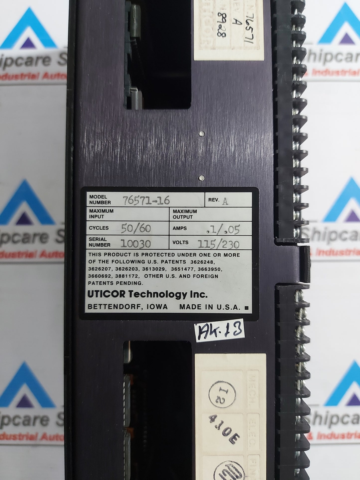 UTICOR PMD 300 76571-16 PROGRAMMABLE MESSAGE CONTROL 115/230 VAC .1/.05A