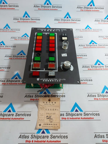 UZUSHIO ELECTRIC 1077E STEERING GEAR ALARM PANEL