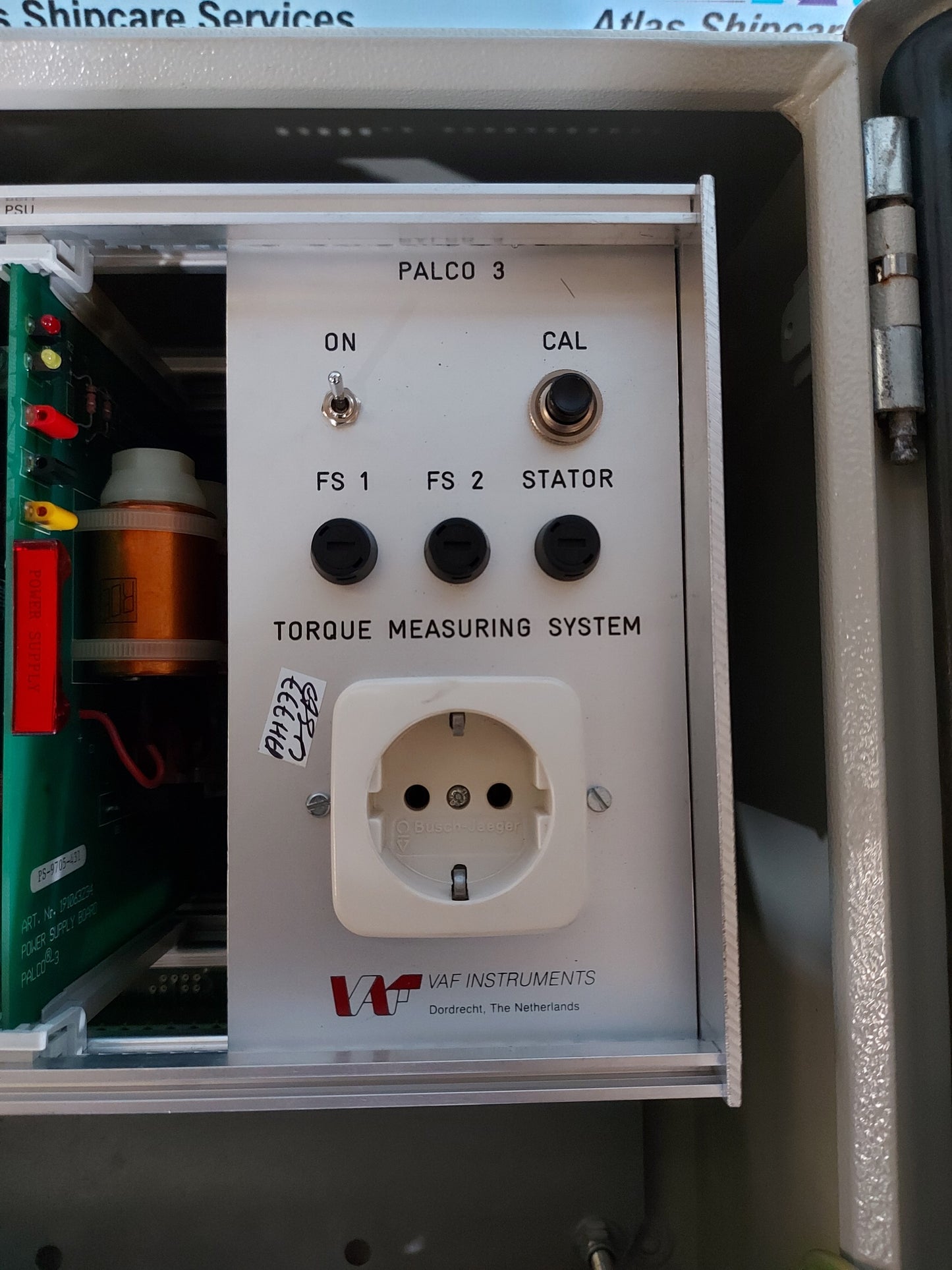VAF INSTRUMENT PALCO PROPELLERSHAFT MEASUREMENT PANEL