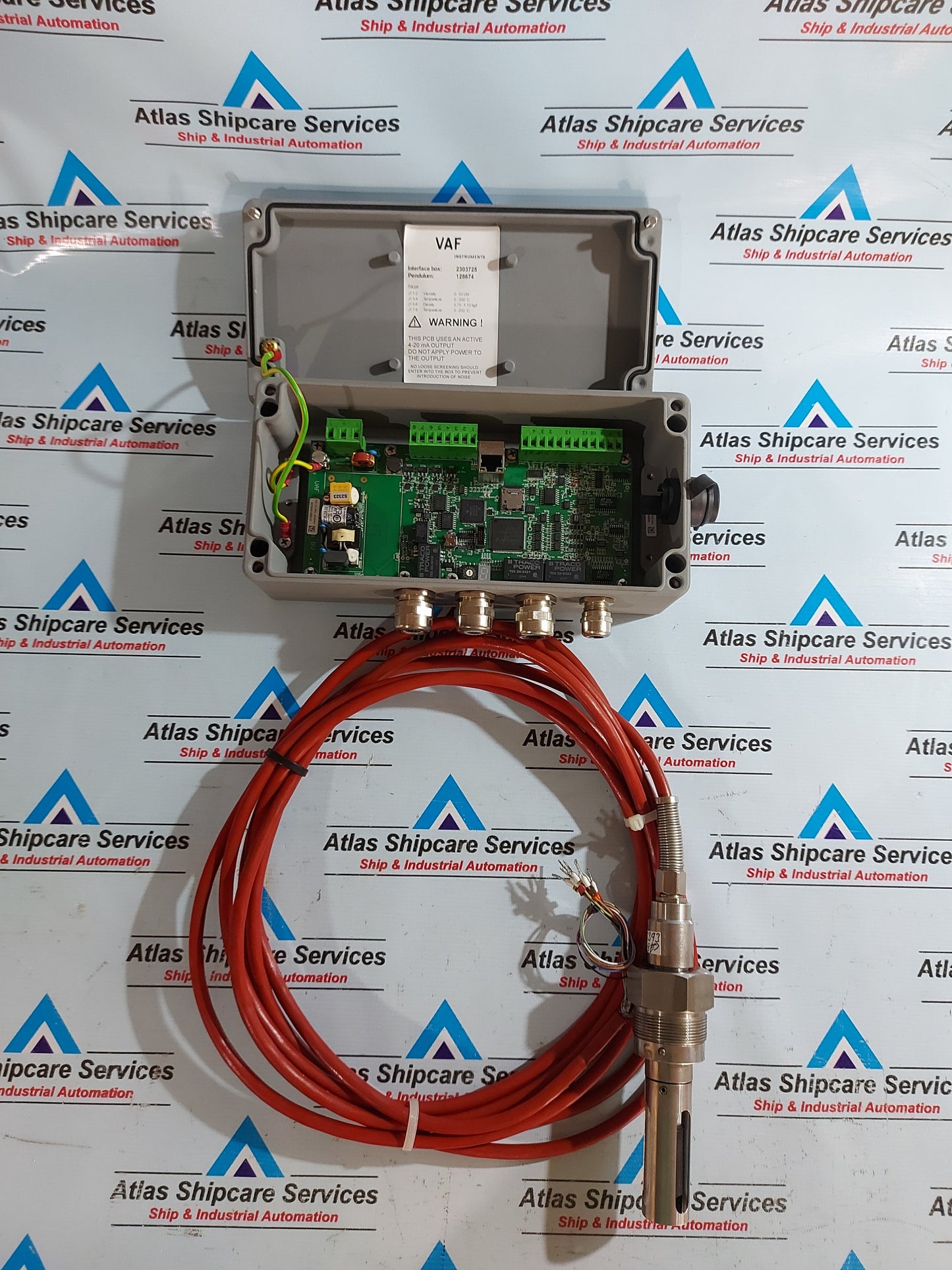 VAF INSTRUMENTS VISCOSENSE 3D 0279-0111 INTERFACE BOX WITH SENSOR