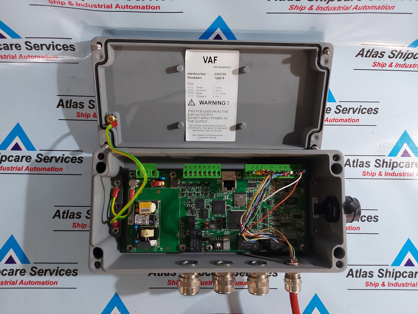 VAF INSTRUMENTS VISCOSENSE 3D 0279-0111 INTERFACE BOX WITH SENSOR