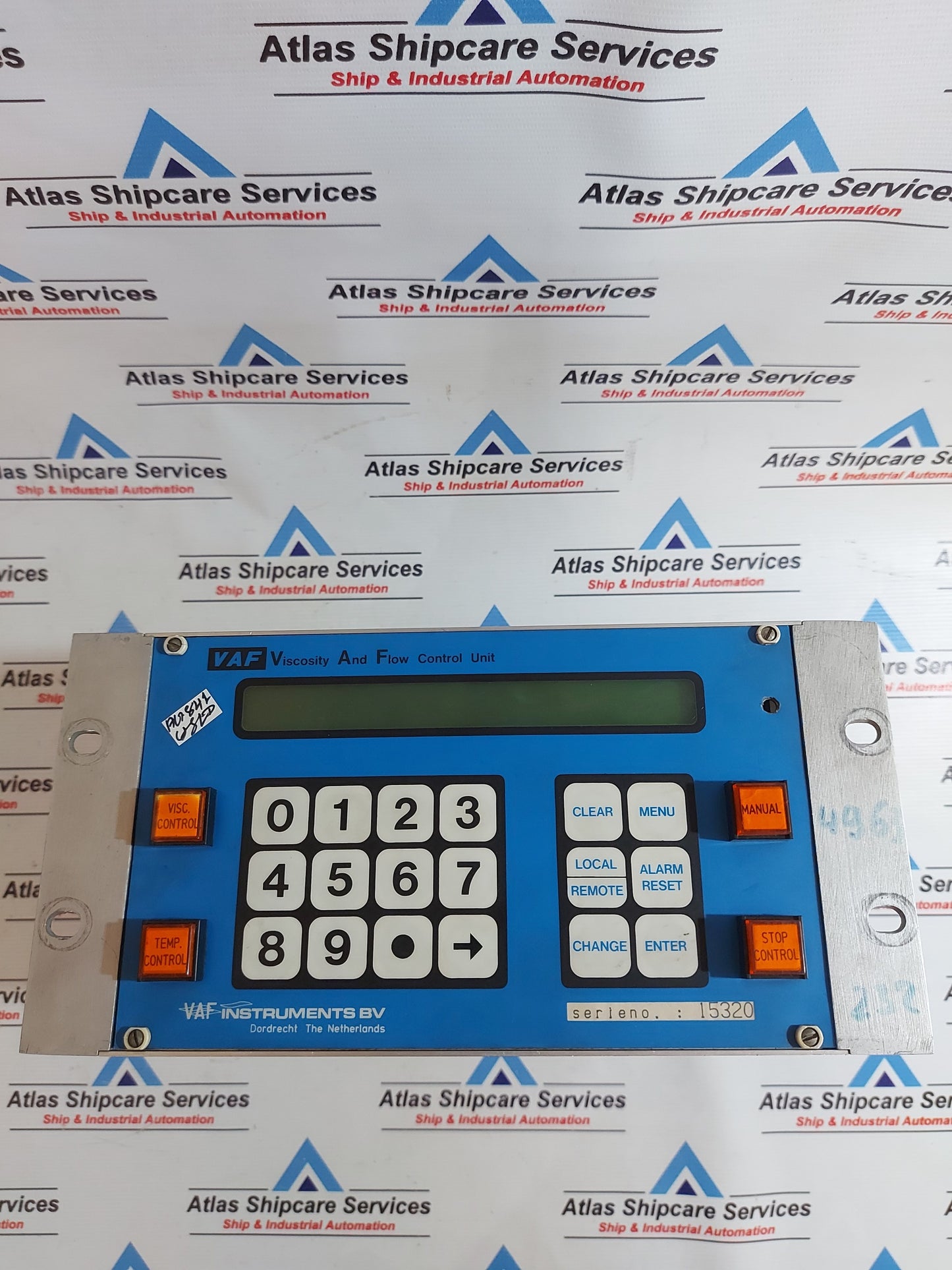 VAF INSTRUMENTS VISCOSITY AND FLOW CONTROL UNIT