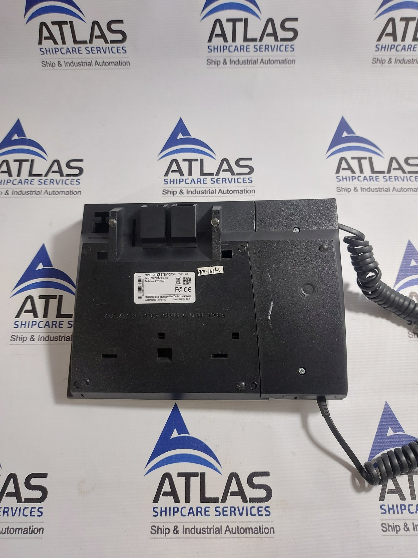 VINGTOR-STENTOFON VMP-619 MASTER STATION W/HANDSET 1007034210.0404