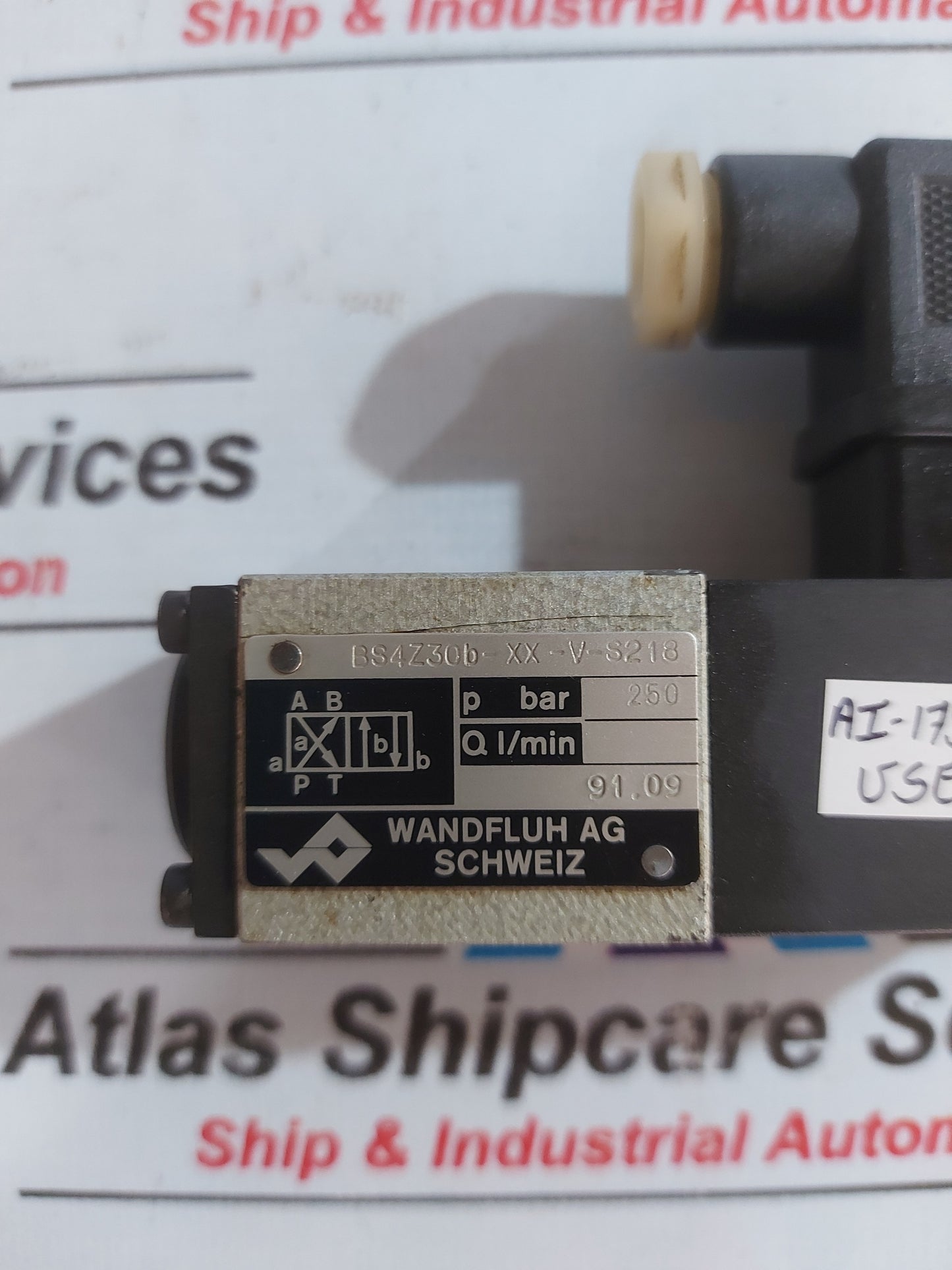 WANDFLUH BS4Z30B-XX-V-S218 SOLENOID VALVE