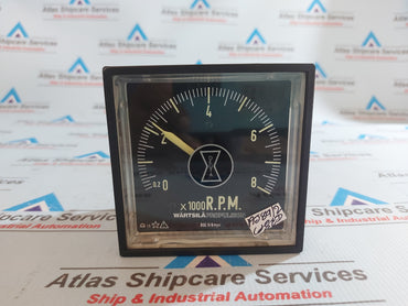WARTSILA BQG 9/8mya R.P.M. METER