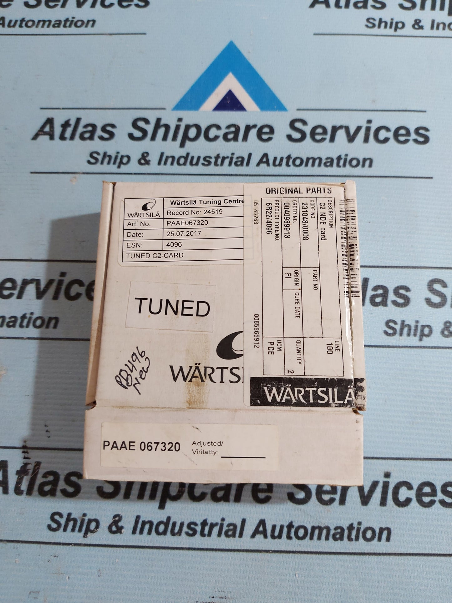 WARTSILA C2 Nde-CARD PAAE067320