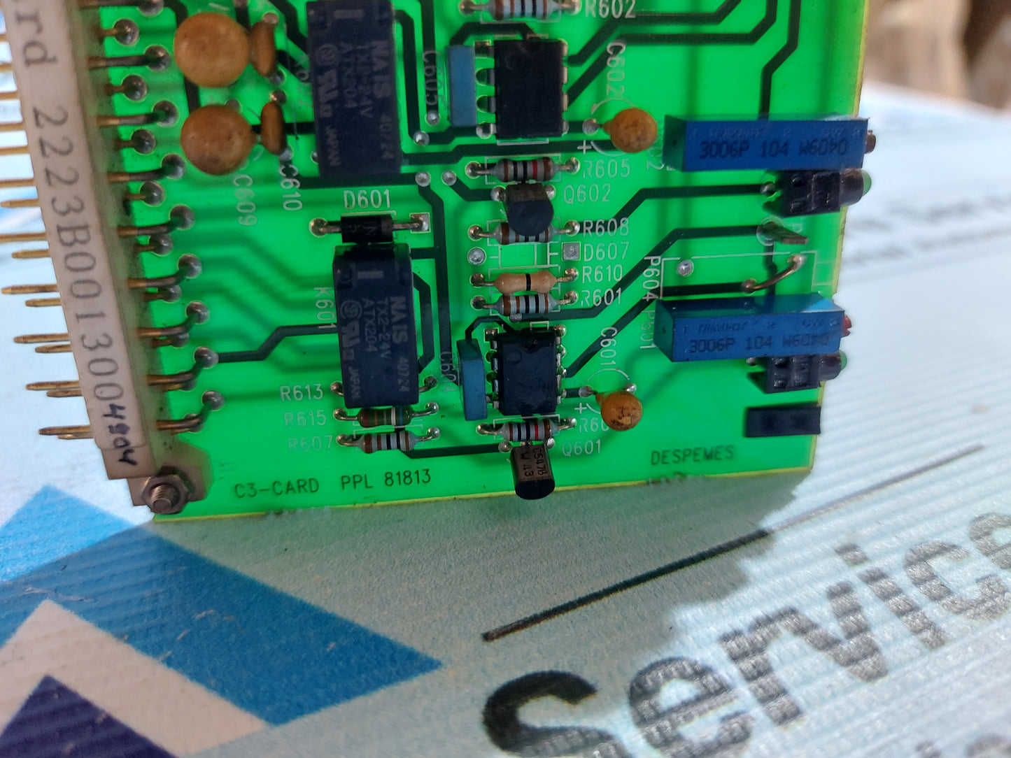 WARTSILA C3/C5 RELAYCARD 2223B001300