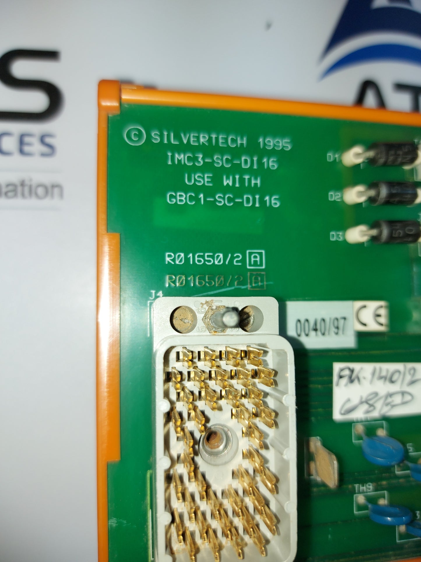 WEIDMULLAR R0165A IMC3-SC-DI16 GBC1-SC-DI16 R01650/2A INTERFACE CIRCUIT PCB CARD
