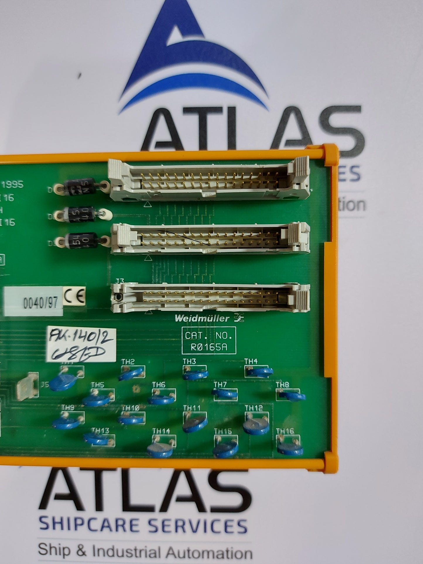 WEIDMULLAR R0165A IMC3-SC-DI16 GBC1-SC-DI16 R01650/2A INTERFACE CIRCUIT PCB CARD
