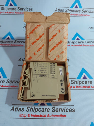 WEIDMULLER 832709 W408-00A6 UPAC ANALOGUE ISOLATOR