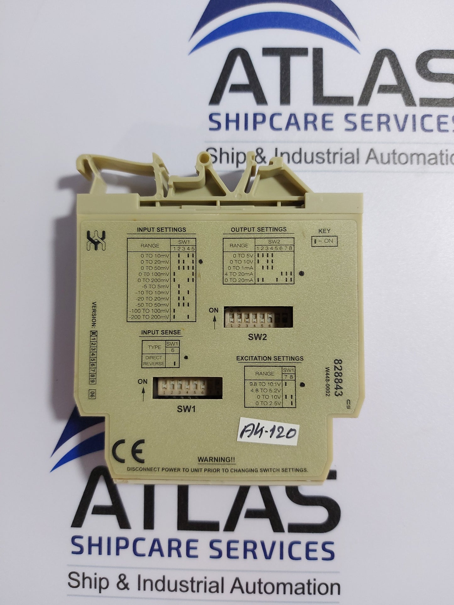 WEIDMULLER UPAC 828843 BRIDGE INPUT TRANSMITTER