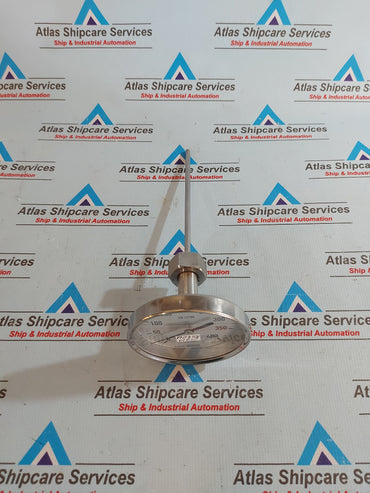 WIKA EN 13190 TEMPERATURE GAUGE 0-400'C